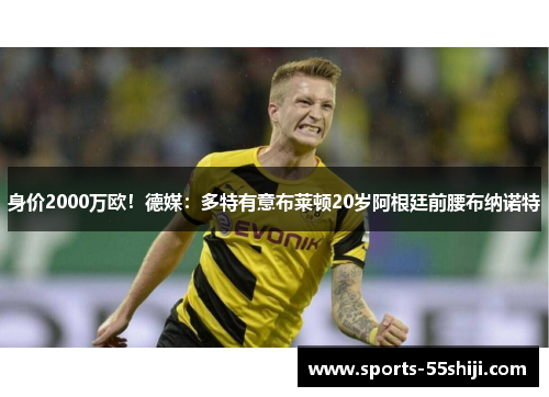 身价2000万欧！德媒：多特有意布莱顿20岁阿根廷前腰布纳诺特